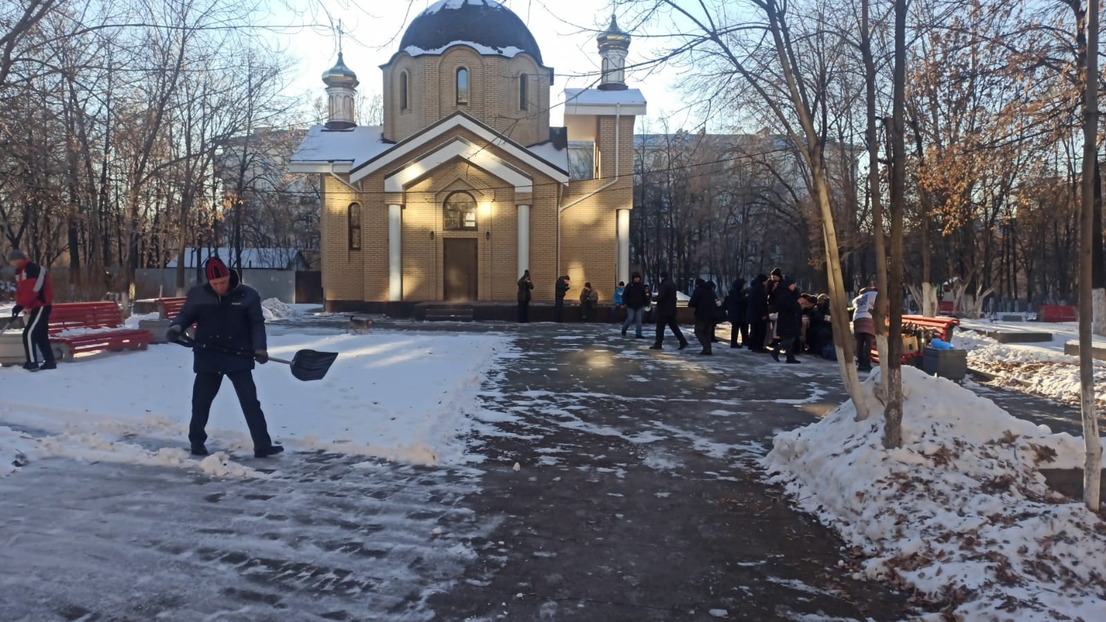 Полковая Церковь на территории Волочаевского городка