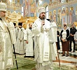 Митрополит Алексий и епископ Павел совершили всенощное бдение с литией в храме великомученицы Варвары в Пласте 