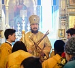 Митрополит Алексий совершил Божественную литургию в Свято-Симеоновском кафедральном соборе