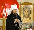 Митрополит Алексий совершил вечернее богослужение в храме поселка Саргазы