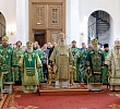 Митрополит Алексий совершил Литургию в соборе Казанской иконы Божией Матери города Казани