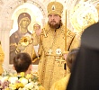 В канун праздника святой Ольги митрополит Алексий возглавил всенощное бдение в Христорождественском соборе