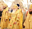 В соборе Рождества Христова Божественную литургию совершили трое архиереев