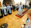 Правящий архиерей совершил всенощное бдение с литией в храме в честь Иверской иконы Божией Матери села Миасское