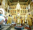Владыка Викентий и Владыка Алексий совершили Литургию в Покровском храме Копейска