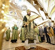 В праздник Входа Господня в Иерусалим митрополит Алексий совершил Литургию в соборе Рождества Христова