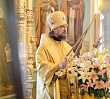 Митрополит Алексий совершил Литургию в день памяти мучеников и бессребреников Космы и Дамиана