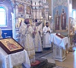 В канун Собора Валаамских святых митрополит Алексий совершил всенощное бдение в Свято-Симеоновском соборе