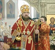 Правящий архиерей возглавил Литургию в храме иконы Божией Матери «Нечаянная Радость»