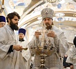 В Крещенский сочельник митрополит Алексий совершил богослужение в соборе Рождества Христова