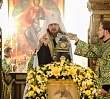 Митрополит Алексий совершил всенощное бдение в канун праздника преподобного Сергия Радонежского