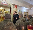 В праздник Светлого Христова Воскресения военнослужащие по призыву побывали в храме пророка Илии