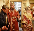 В канун дня памяти праведного воина Феодора Ушакова митрополит Викентий и митрополит Алексий совершили всенощное бдение 