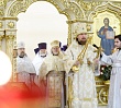 Митрополит Алексий совершил Литургию в храме великомученика Георгия Победоносца