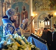 В праздник Благовещения Пресвятой Богородицы митрополит Алексий совершил Литургию в Свято-Симеоновском соборе