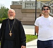 Николай Цискаридзе посетил кафедральный собор Рождества Христова