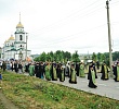 В День Святой Троицы архиереи Челябинской митрополии совершили Литургию в кафедральном соборе Троицка