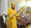 В день перенесения мощей святителя Иоанна Златоуста митрополит Алексий совершил Литургию в храме Карабаша