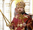 В день памяти священномученика Петра Беляева митрополит Алексий возглавил Божественную литургию в Каслях