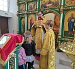 В храме посёлка Разъезд Кисегач прошла семейная Божественная литургия