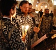 Митрополит Алексий совершил первую Пассию в нижнем храме Христорождественского собора