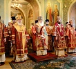 В день памяти священномученика Петра (Полянского), митрополита Крутицкого, архипастыри совершили Литургию