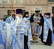 В канун Успения Пресвятой Богородицы митрополит Алексий возглавил всенощное бдение в соборе Рождества Христова 