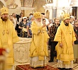 Архиереи совершили Божественную литургию в Христорождественском соборе