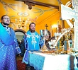 В день отдания праздника Сретения Господня митрополит Челябинский и Миасский Алексий совершил Божественную литургию