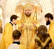 Митрополит Алексий совершил Литургию в день памяти святых отцов VII Вселенского Собора