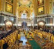 Митрополит Алексий принял участие в Патриаршем богослужении в Храме Христа Спасителя в Москве