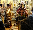 В среду 4-й седмицы Великого поста митрополит Алексий совершил Литургию Преждеосвященных Даров в Свято-Симеоновском соборе