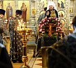 В среду 4-й седмицы Великого поста митрополит Алексий совершил Литургию Преждеосвященных Даров в Свято-Симеоновском соборе
