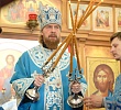 Правящий архиерей совершил Литургию в храме апостола и евангелиста Иоанна Богослова и освятил кресты