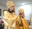 Архипастыри совершили Литургию в храме Рождества Богородицы в Непряхино