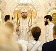 В праздник Преображения Господа Бога и Спаса нашего Иисуса Христа митрополит Алексий совершил Литургию 