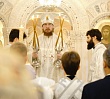В праздник Преображения Господа Бога и Спаса нашего Иисуса Христа митрополит Алексий совершил Литургию 