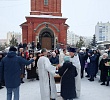 Великое освящение воды прошло в храме Покрова Пресвятой Богородицы в Копейске